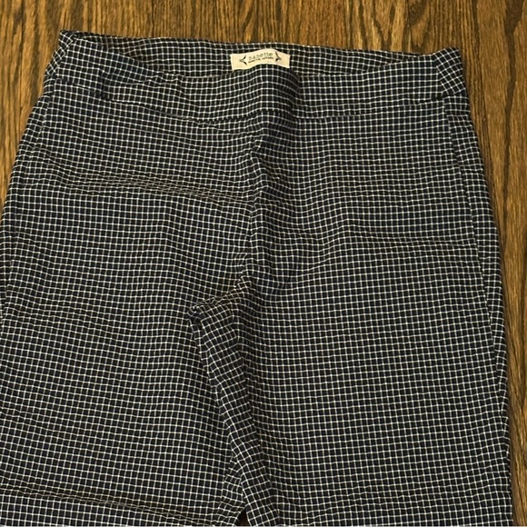 Nanette Lepore Black White Grid Slim Ankle Pants Women’s Size Small - Picture 3 of 6